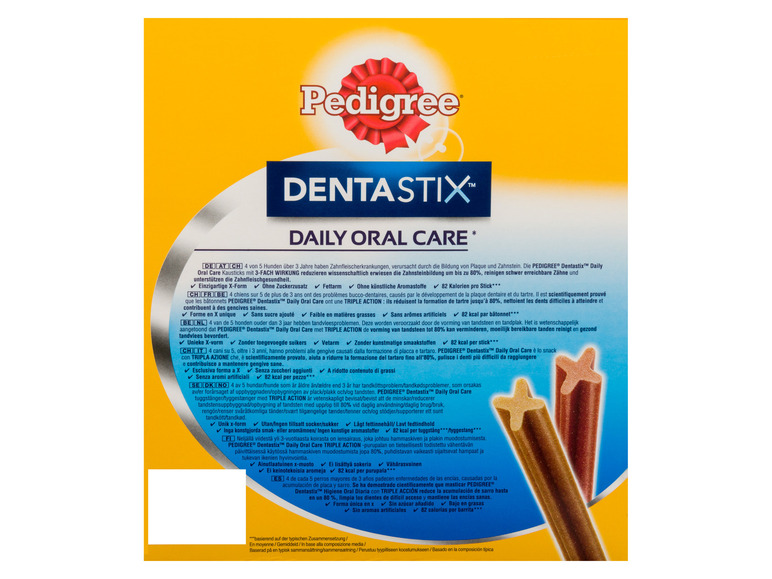 Gehe zu Vollbildansicht: Pedigree DENTASTIX™ Daily Oral Care Hundesnacks Medium - 105 Stück - Bild 4