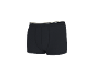 Schwarze Herren-Boxershorts mit gestreiftem Gummibund