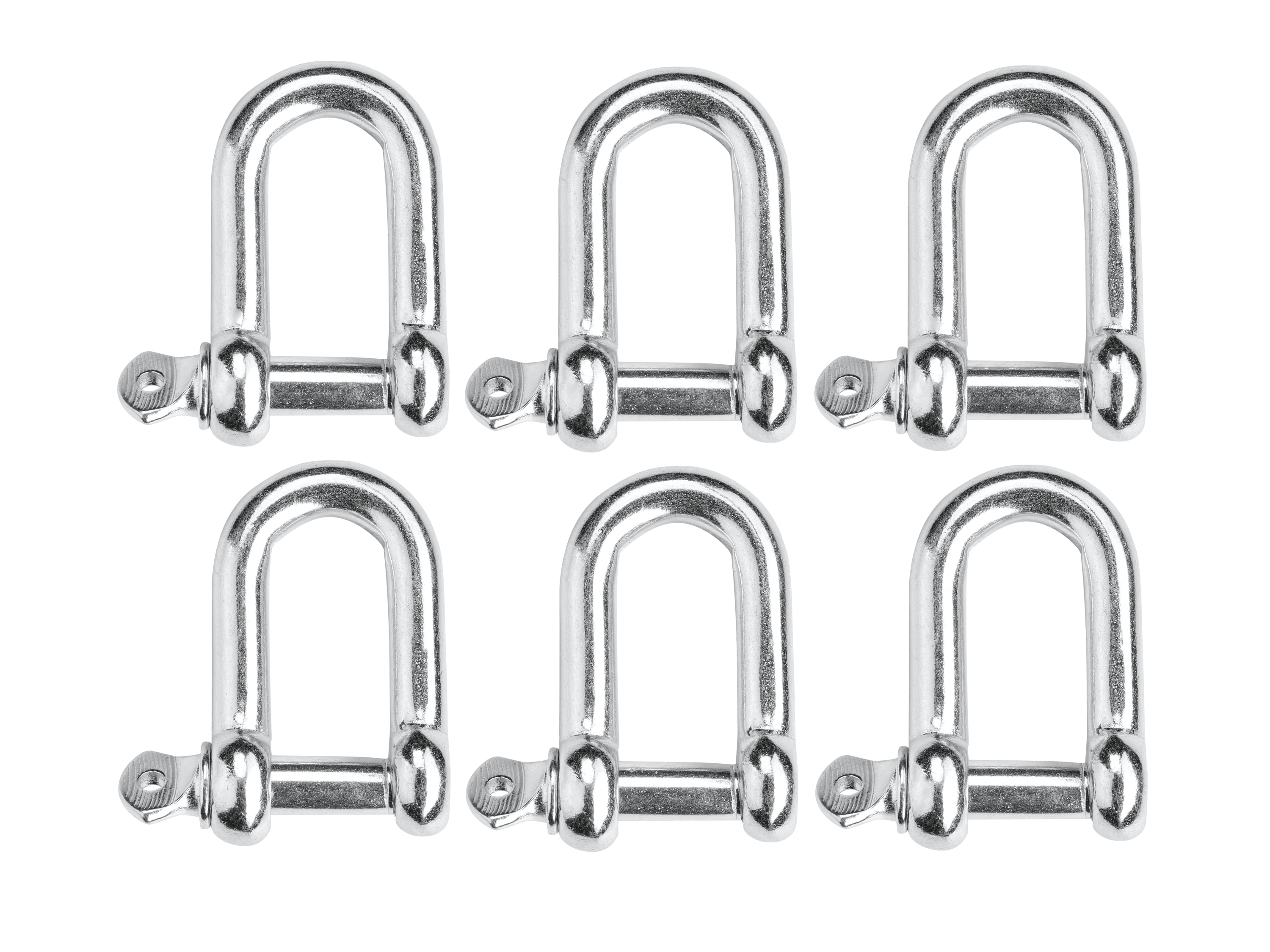 PARKSIDE® Karabiner-/ Schäkel-Haken (6er Set Schäkelhaken)