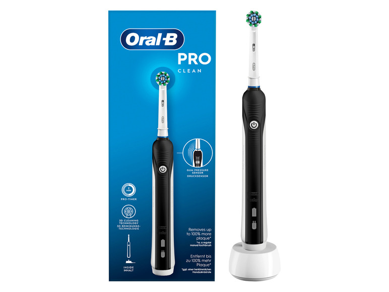 Gehe zu Vollbildansicht: Oral-B Elektrische Zahnbürste »Pro1 Clean«, inkl. Ladestation - Bild 3