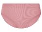 Rosa feine Rippen-Slip, bequem und elegant.
