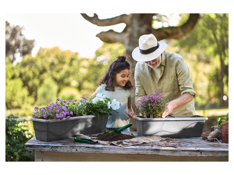 Gehe zu Vollbildansicht: PARKSIDE® Blumenkasten mit Wasserstandsanzeige, 80 cm, PreZero - Bild 6