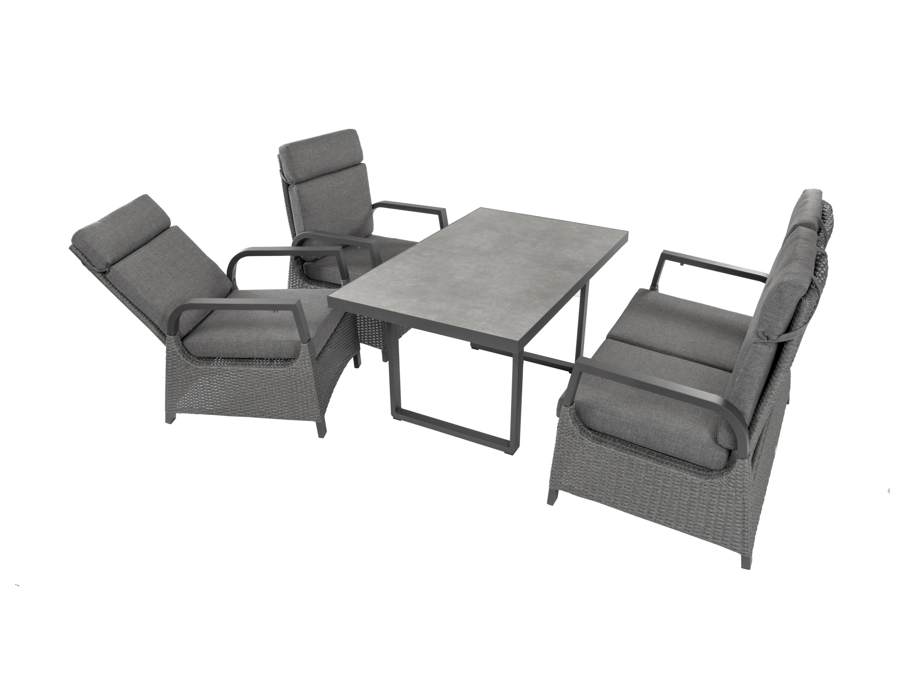 BELLAVISTA - HOME & GARDEN® Lounge »Orlando«, 4-teilig, inkl. Sitzauflagen – Bild 3 von 4
