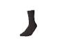Schwarze gerippte Socke