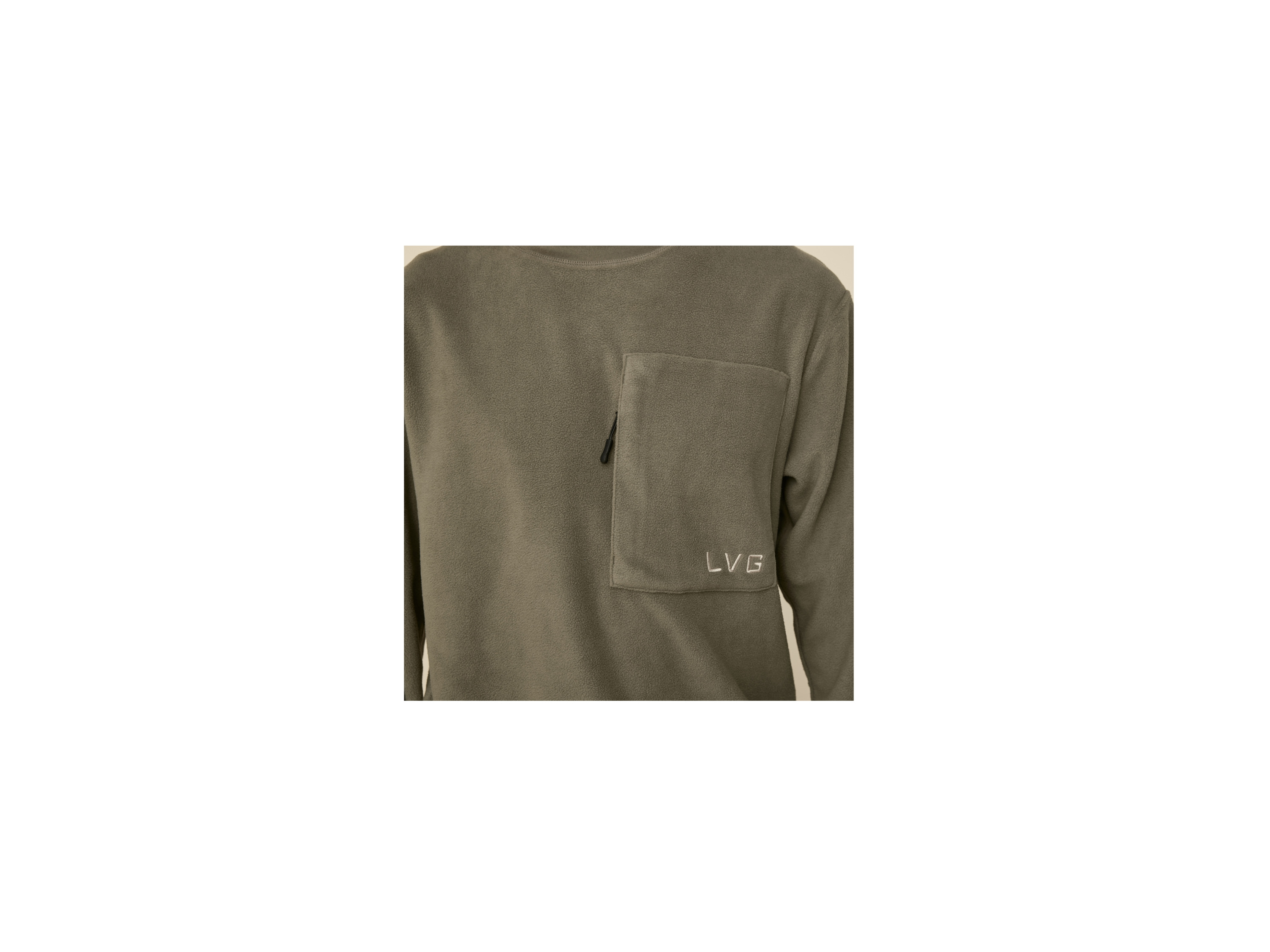 Thumbnail - LIVERGY® Herren Sweatshirt Fleece (M(48/50), khaki)