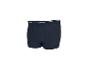 Dunkelblaue Herren-Boxershorts mit weißem Bund.