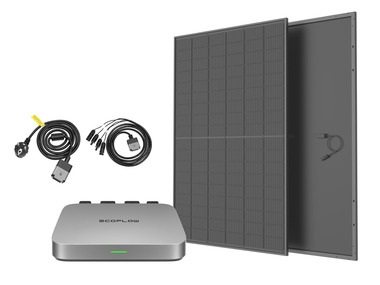 VALE - Balkonkraftwerk »ECOFLOW«, 820 W / 800 W, WiFi, Full Black Solarmodule