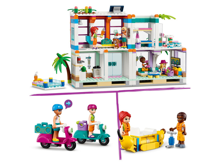 Gehe zu Vollbildansicht: LEGO® Friends 41709 »Ferienhaus am Strand« - Bild 4