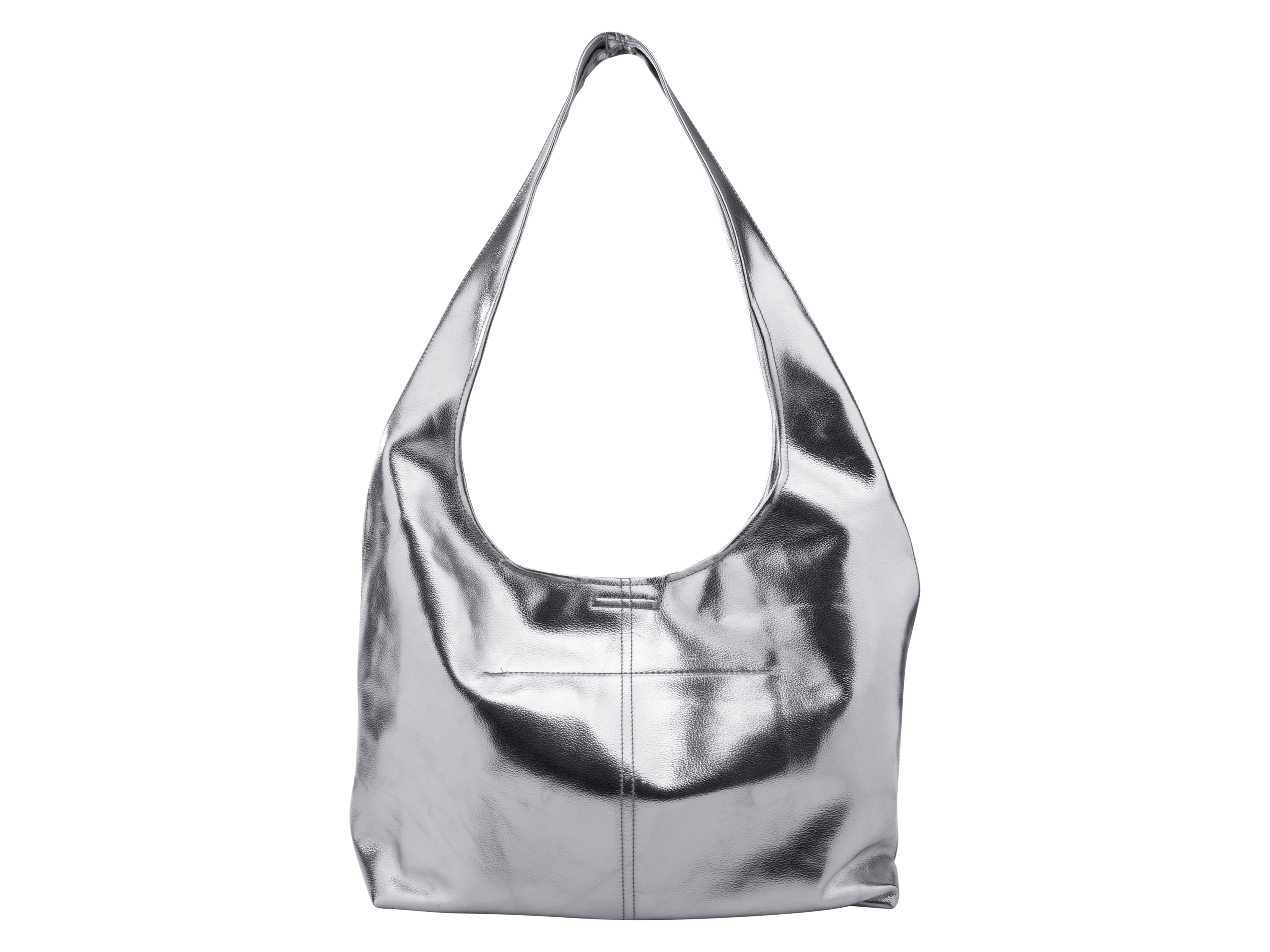 ESMARA® Damen Tasche mit magnetischem Druckknopf-Verschluss (Silber) – Bild 4 von 4