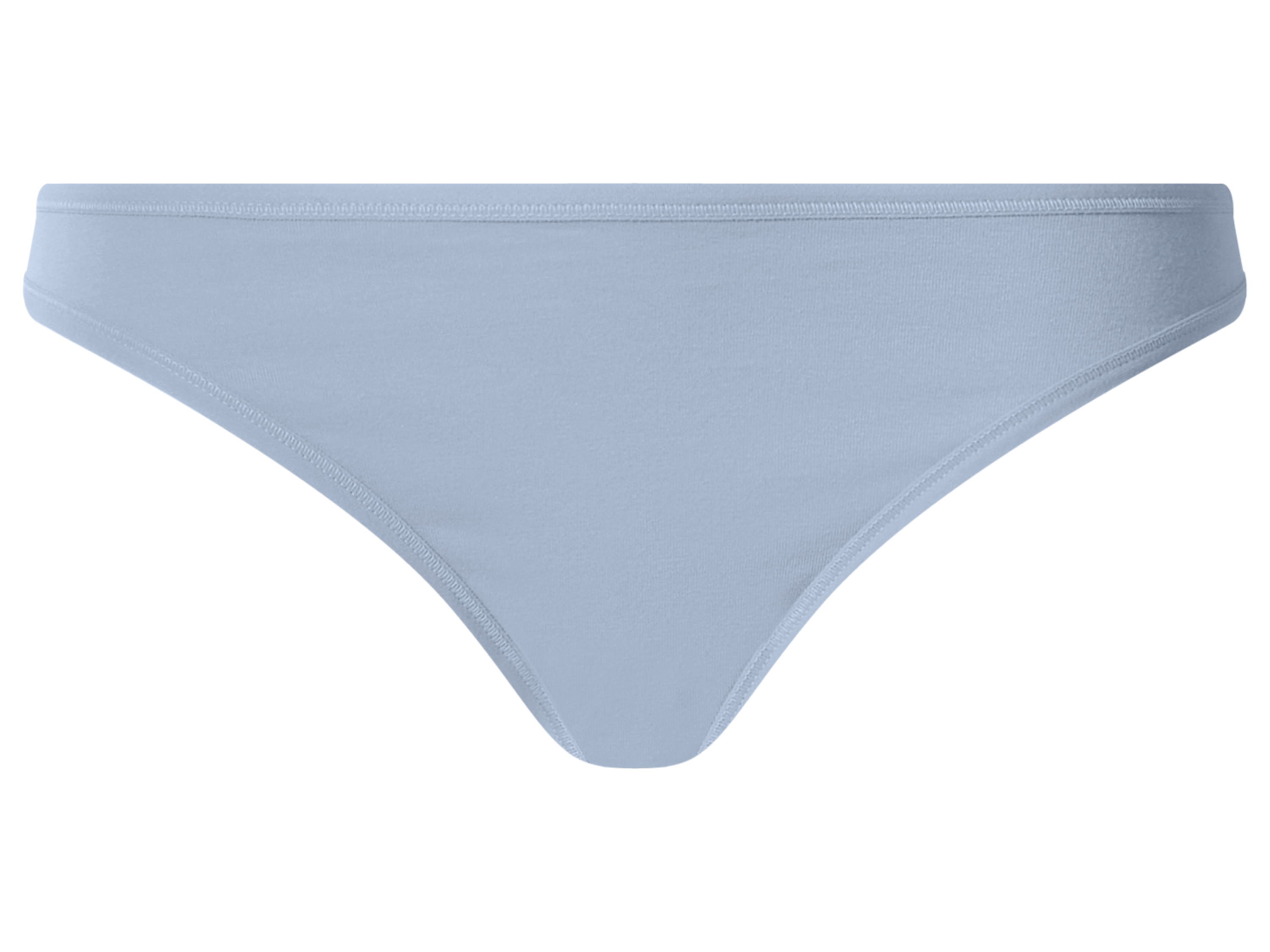 Thumbnail - esmara® Damen String, 5 Stück (grün/blau/grau, L(44/46))