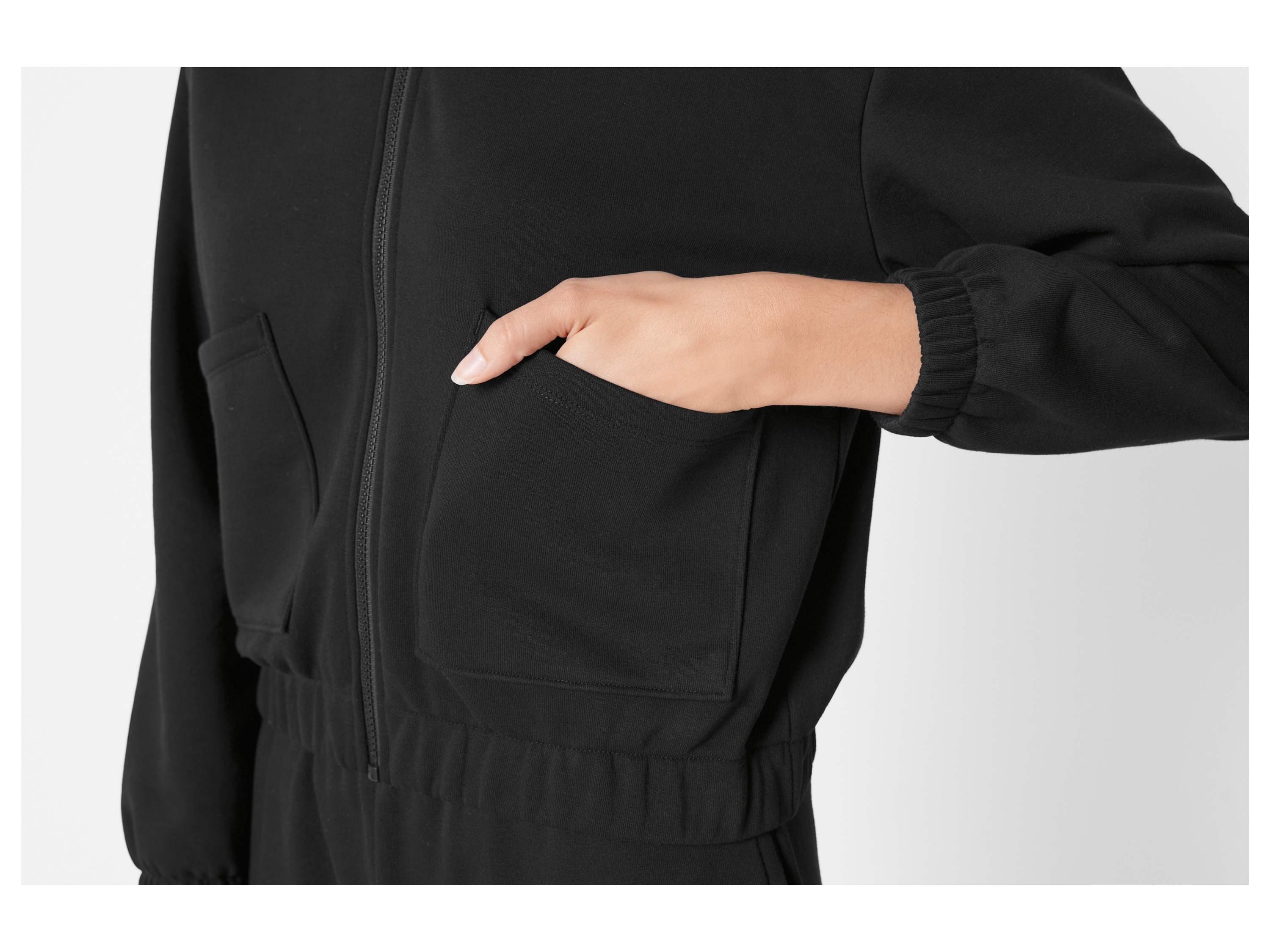 Thumbnail - esmara® Damen Sweatjacke (Schwarz, XS (32/34))