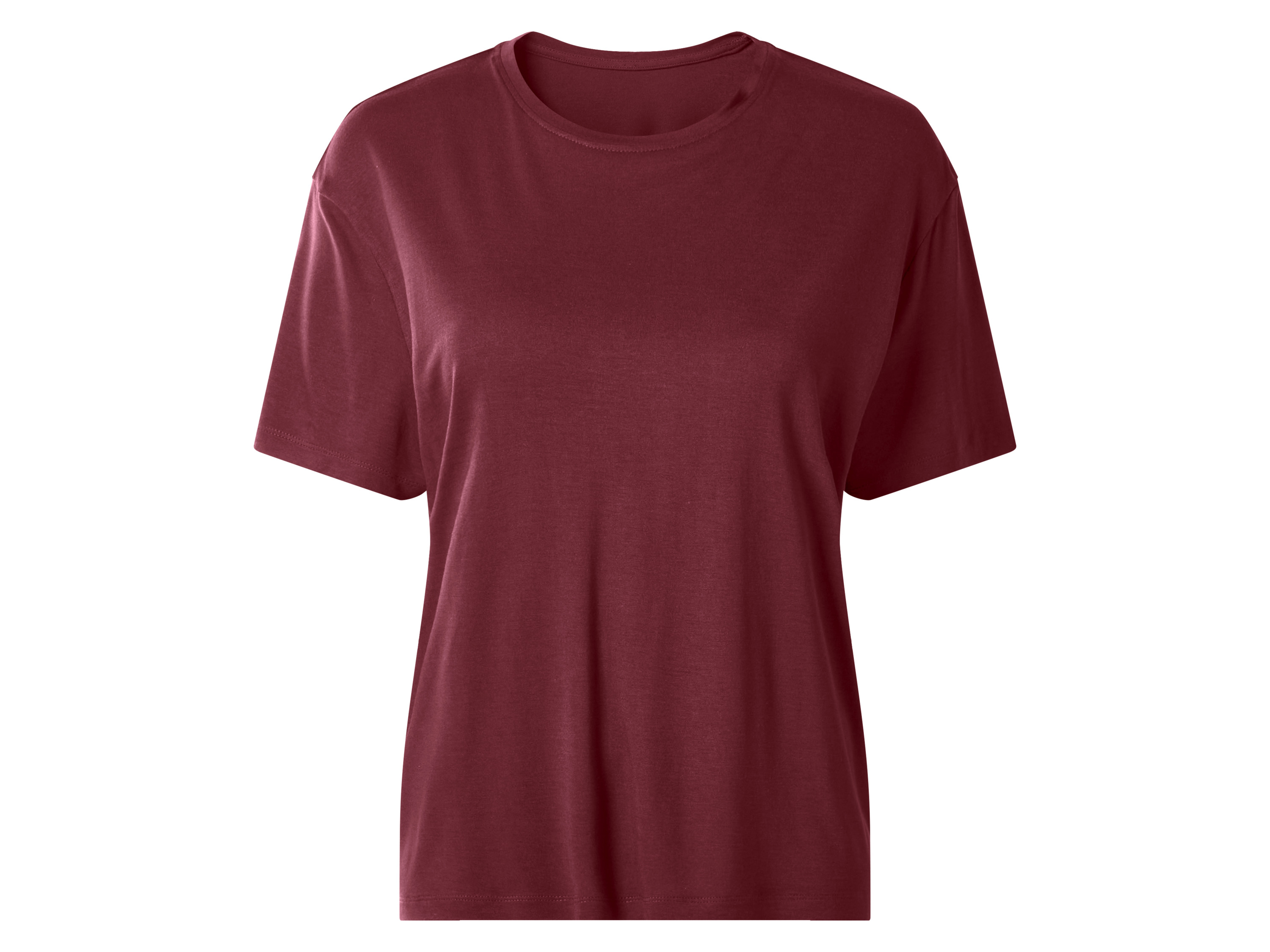 ESMARA® Damen Pyjama kurz/lang (Bordeaux, S(36/38)) – Bild 2 von 4