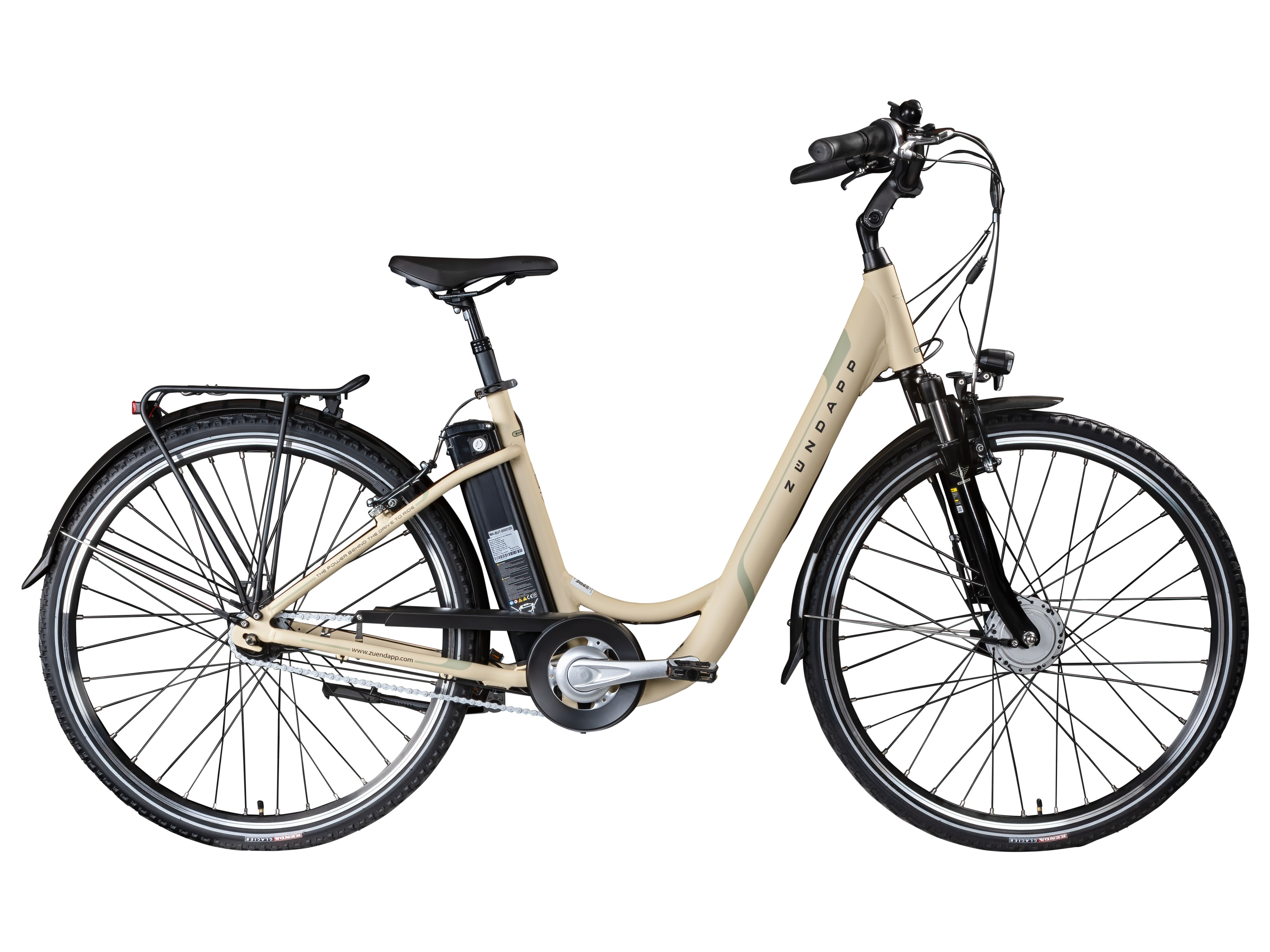 Zündapp E-Bike Cityrad Z517, 7 Gang Shimano Nexus Schaltwerk, Nabenschaltung, Frontmotor, 531 Wh, Pedelec, Elektrofahrrad für Damen u. Herren – Bild 2 von 3