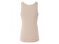 Ein beiges Tanktop für Frauen.