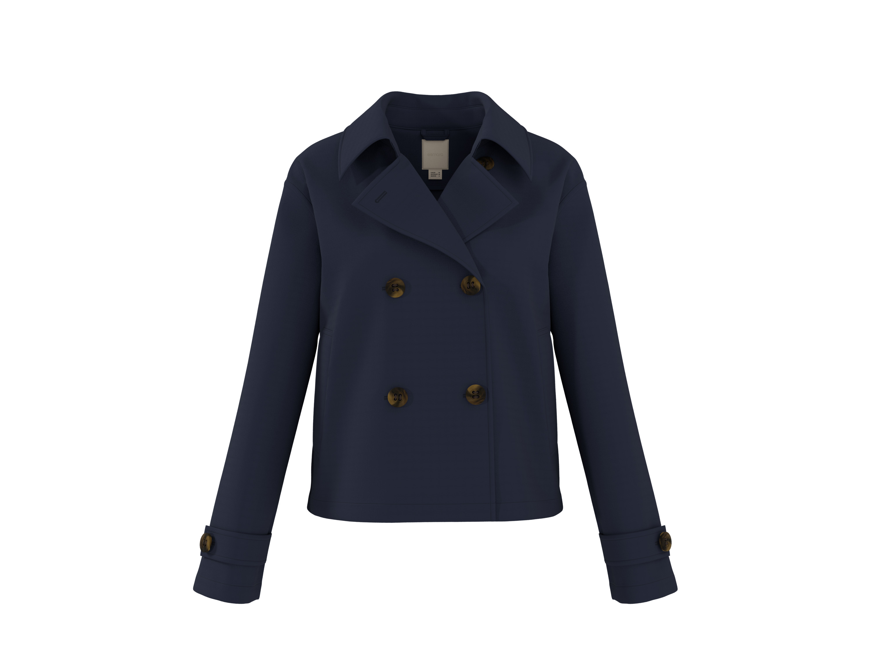 ESMARA® Damen Trenchjacke kurz (navy, 42)