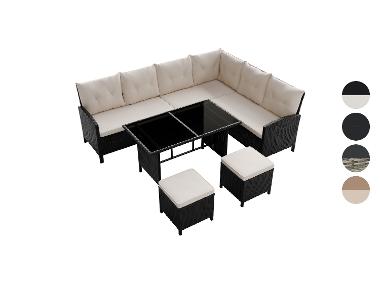 Juskys Gartenlounge »Manacor«, 4-teilig