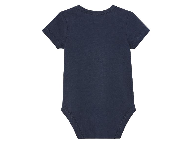 Marineblauer Baby-Body.