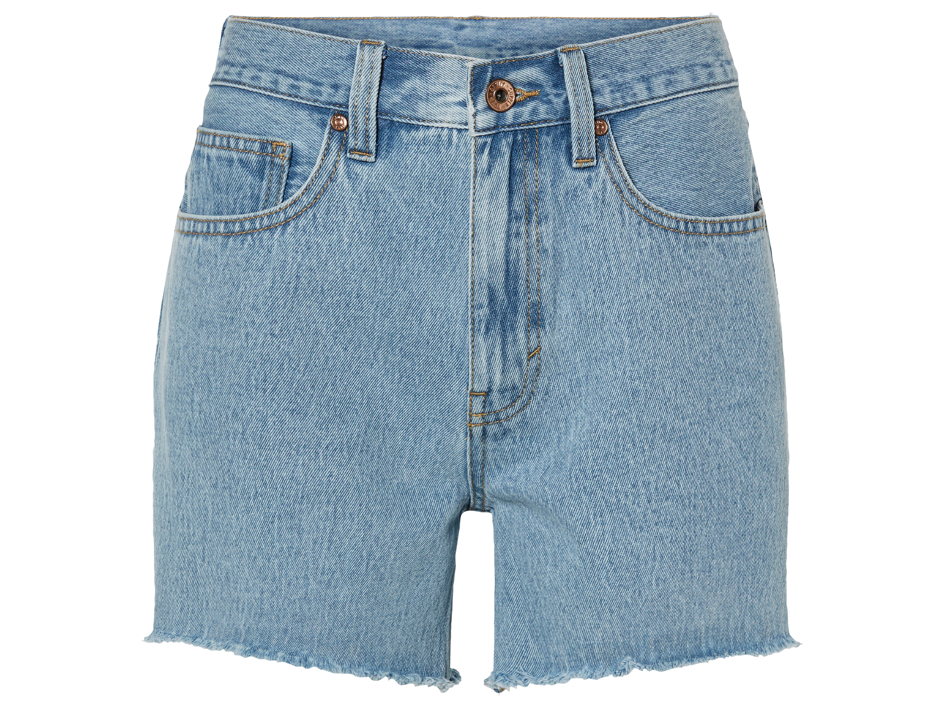 esmara® Damen Jeansshorts (Blau, 46) | 04335747040665