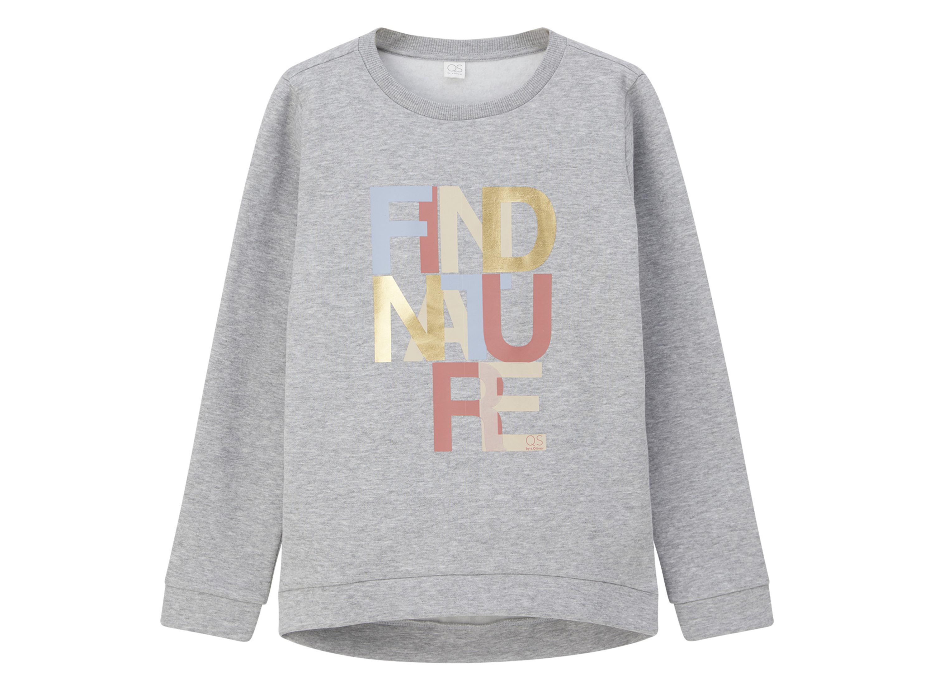 QS by s.Oliver Kinder Sweatshirt (Grau, XL (176)) | 04099586065844