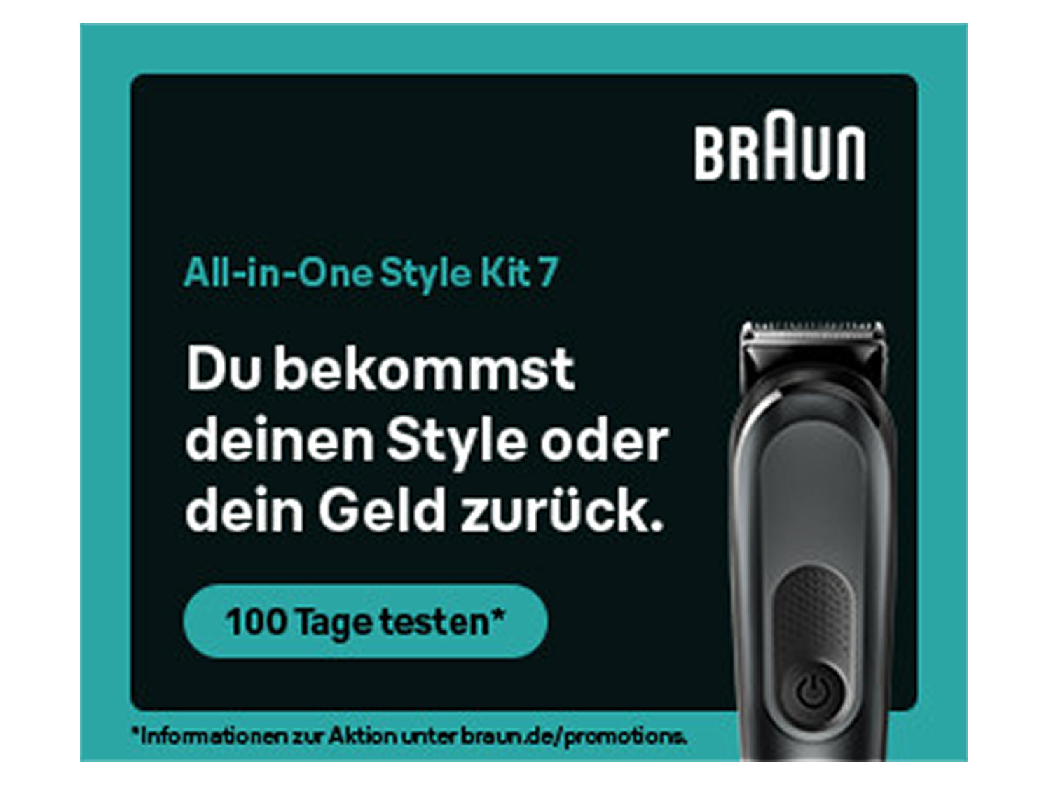 BRAUN All-in-One Style Kit LIDL »MGK7410« 