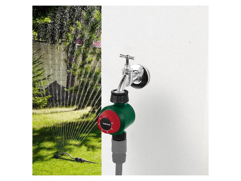 Parkside Bewässerungstimer und automatisches Sprühsystem.