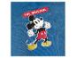 Blaues Mickey Mouse T-Shirt mit dem Text „THE ORIGINAL“