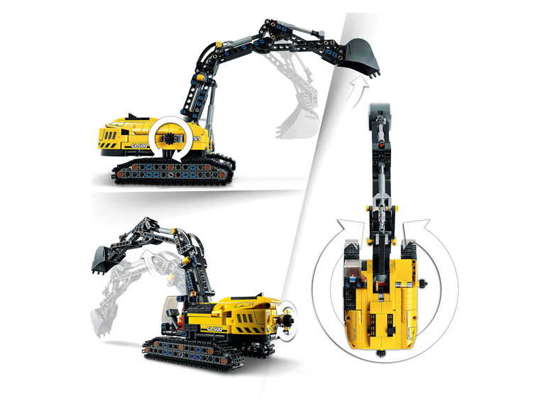 Gehe zu Vollbildansicht: LEGO® Technic 42121 »Hydraulikbagger« - Bild 4