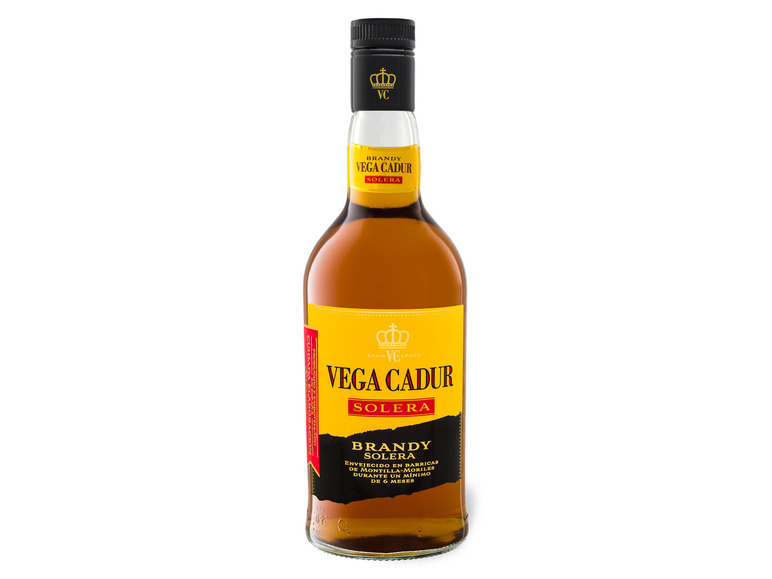 Gehe zu Vollbildansicht: Vega Cadur Brandy Solera 36% Vol - Bild 1