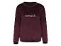 Damen Mexx Velours-Sweatshirt in Kirschfarbe