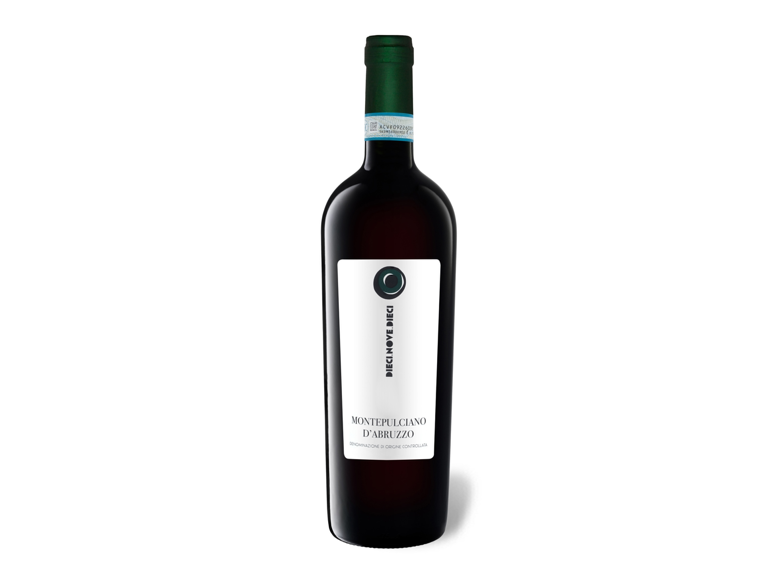 Lidl Wein-Angebot - Dieci.Nove.Dieci Montepulciano d´Abruzzo DOC trocken, Rotwein 2024