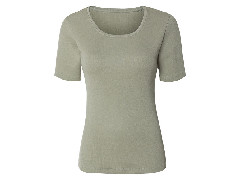 Gehe zu Vollbildansicht: esmara® Damen Umstands-T-Shirts, 2 Stück, in modischer Ripp-Qualität - Bild 19