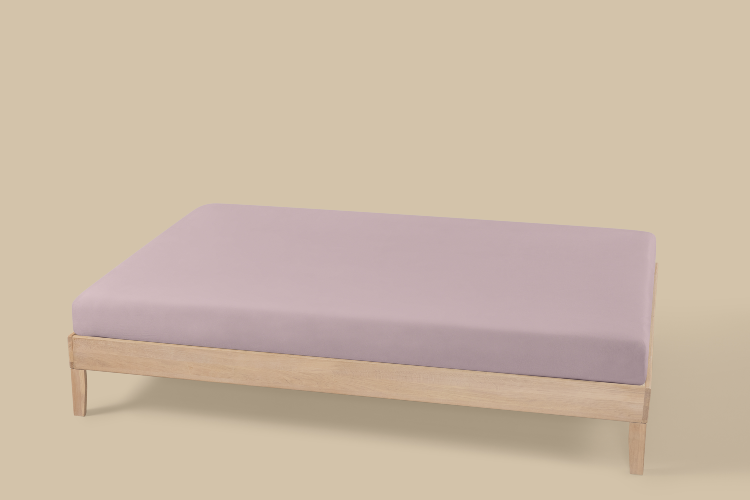 LIVARNO® Jersey-Spannbettlaken, 140-160 x 200 cm (Rosé) – Bild 2 von 4