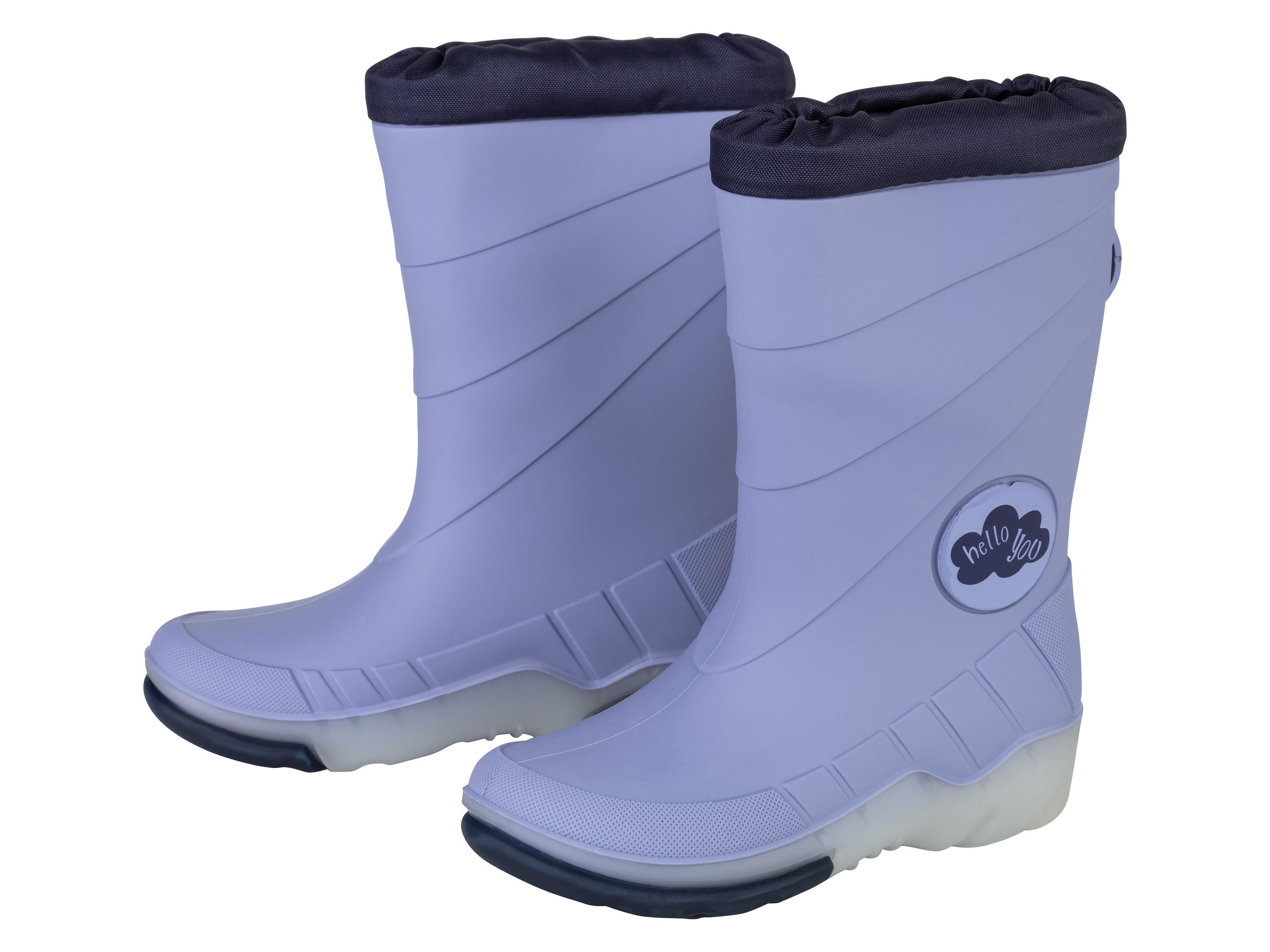 lupilu® Kleinkinder Mädchen Regenstiefel mit Licht (Navy, 28/29) | 04058143090446