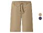 Beige Freizeithose mit Kordelzug, erhältlich in Beige und Marineblau.