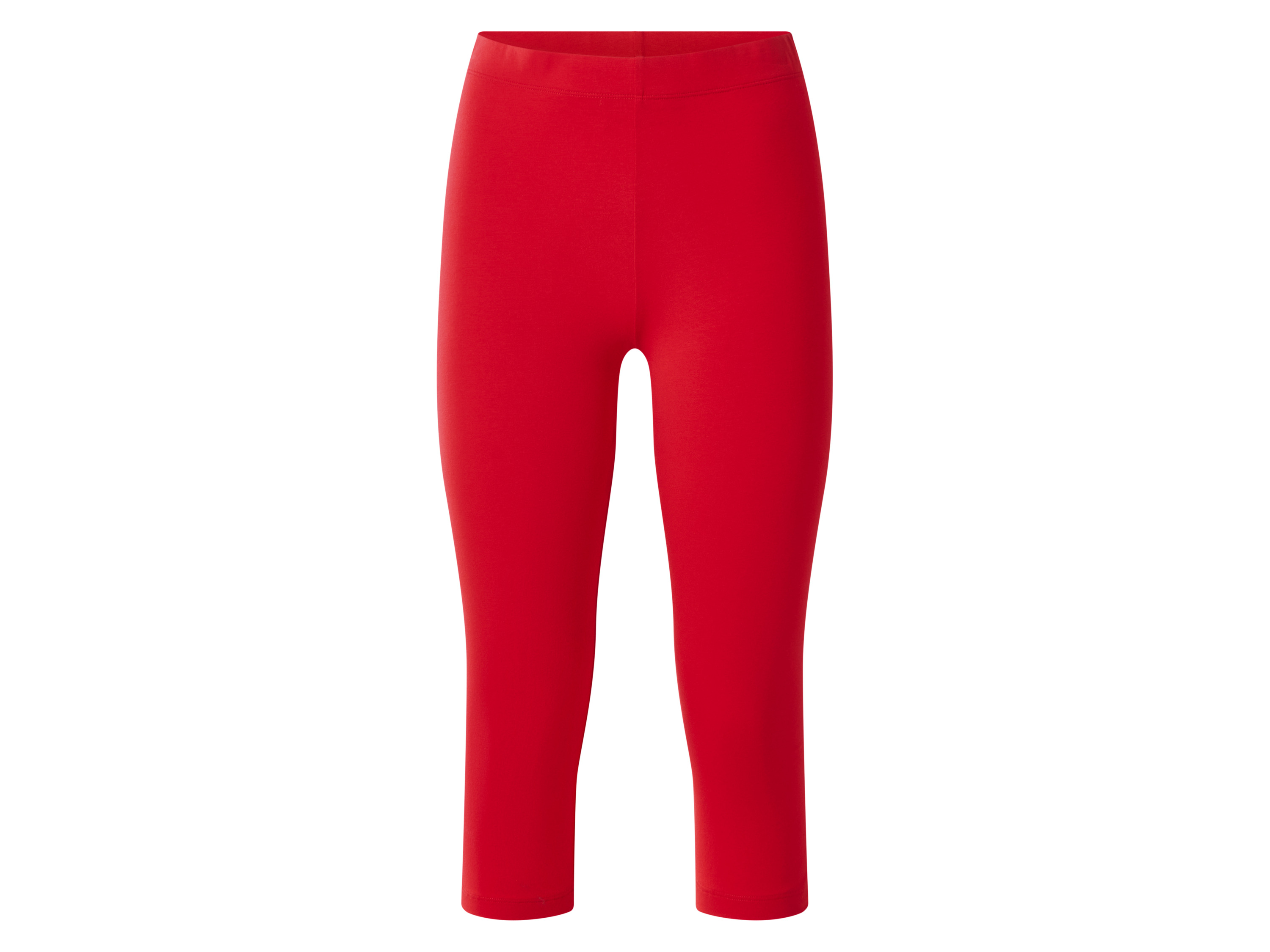 ESMARA® Damen Capri-Leggings (Rot, XS(32/34))