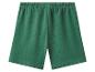 Grüne Pyjama-Shorts mit elastischem Bund