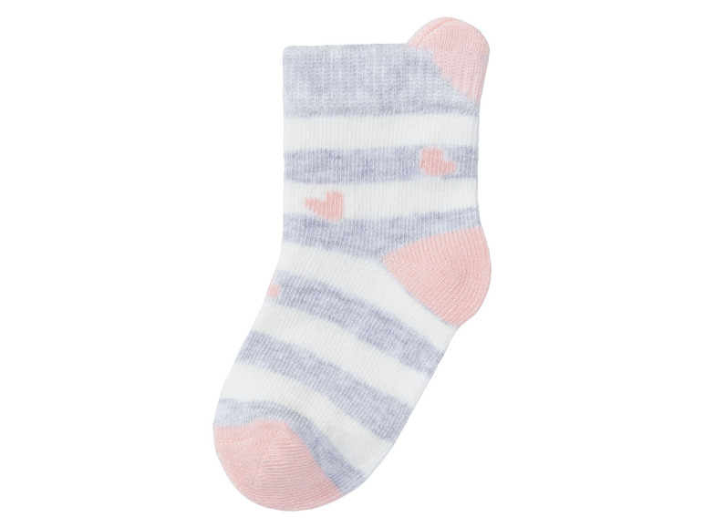 Gehe zu Vollbildansicht: lupilu Baby Mädchen Socken, 5 Paar, mit Baumwolle - Bild 3