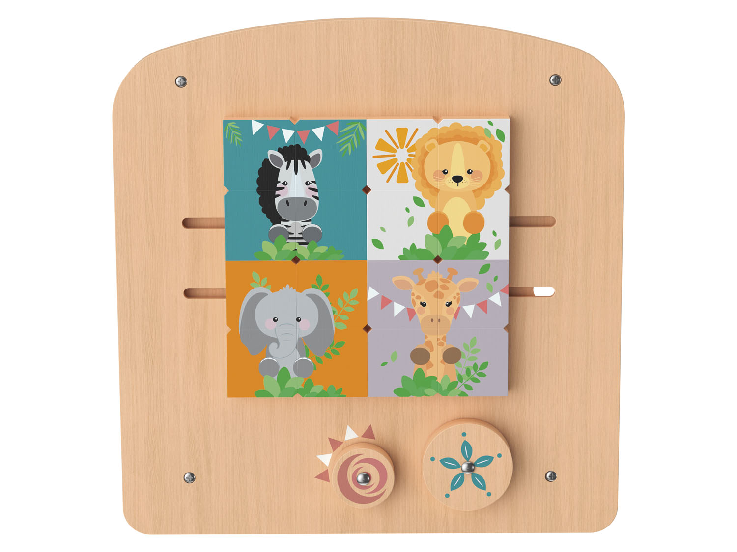 Thumbnail - Playtive Holz Motorik Wandspiele (Schiebespiel)