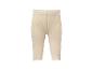 Beige gerippte Babyhose