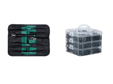 PARKSIDE® Auto-Demontage-Werkzeug-Set / Befestigungsclips und Kabelbinder