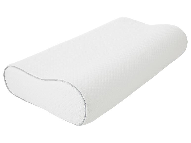 Ergonomisches orthopädisches Memory-Schaum-Kissen in Weiß