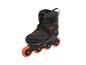 Schwarz-orange Inline-Skates, Marke Nivit.