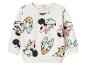 Weißes Sweatshirt mit Minnie Maus und Daisy Duck Print