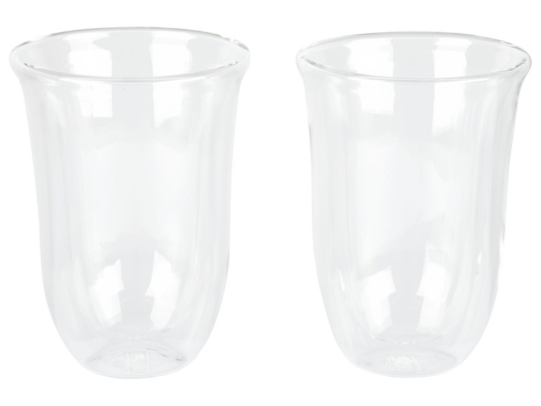 Gehe zu Vollbildansicht: Delonghi Latte Macchiato Gläser, 220 ml, 2er Set - Bild 1