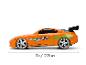 Oranges Spielzeugauto im Fast & Furious Design, 17,78 cm lang