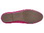 Fuchsiafarbene flache Schuhsohle mit rutschfester Textur.