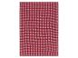 Rotes Küchentuch mit weißem Karomuster