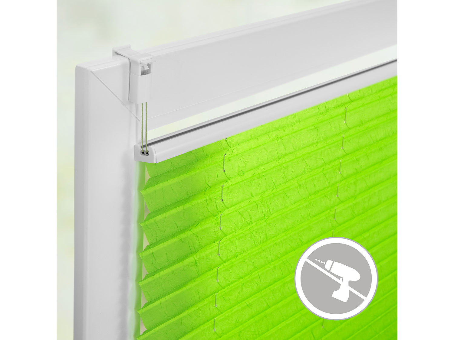 Thumbnail - Lichtblick Plissee Klemmfix, ohne (Grün, 95x130 cm)