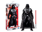 Darth Vader Actionfigur mit rotem Lichtschwert in der Verpackung und ausgepackt