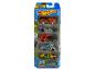 Hot Wheels Autos in einer Verpackung mit dem Thema 'HW Getaways'.